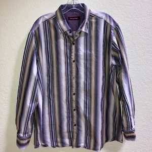 Tommy Bahama Striped Shirt. Size XL